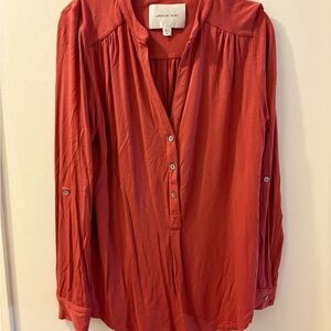 Amour Vert Rust Button-Down Shirt
